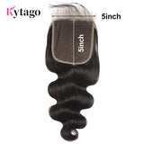 Kytago 5*5 Lace Closure Body Wave Virgin Hair Pre-Plucked
