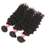 Kytago Quality Virgin Peruvian Deep Wave 3 Bundles Real Human Hair Weave For Sale