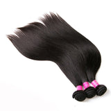 Kytago Quality Virgin Malaysian Hair Weave 3 Bundles Natural Black Straight Malaysian Virgin Hair