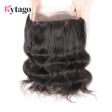 Kytago 360 Lace Frontal Closure Body Wave Unprocessed Virgin Human Hair Lace Frontal
