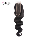 Kytago Body Wave Hair Lace Closure 2*6 Inch Middle Part Human Hair Closure