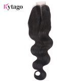 Kytago Body Wave Hair Lace Closure 2*6 Inch Middle Part Human Hair Closure
