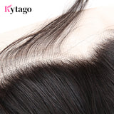 Kytago Body Wave Lace Frontal Closure 13*4 Ear To Ear Unprocessed Virgin Human Hair