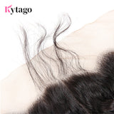 Kytago Curly Lace Frontal Closure 13*4 Ear To Ear Unprocessed Virgin Hair