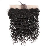 Kytago Deep Wave Virgin Hair Lace Frontal Closure 13*4 Ear To Ear