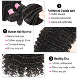 Kytago Quality Brazilian Deep Wave Hair 1 Bundle Deals Unprocessed Virgin Human Hair Weave