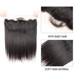 Kytago 13*4 Ear To Ear Lace Frontal Closure Straight Soft Natural Virgin Hair